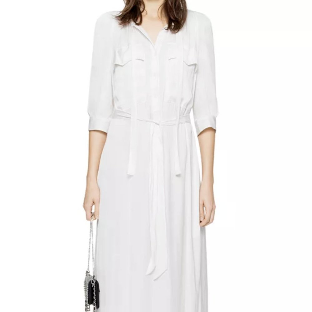 [SOLD] NWT Zadig & Voltaire Remedy Dress Off-white XS